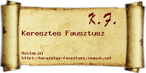 Keresztes Fausztusz névjegykártya